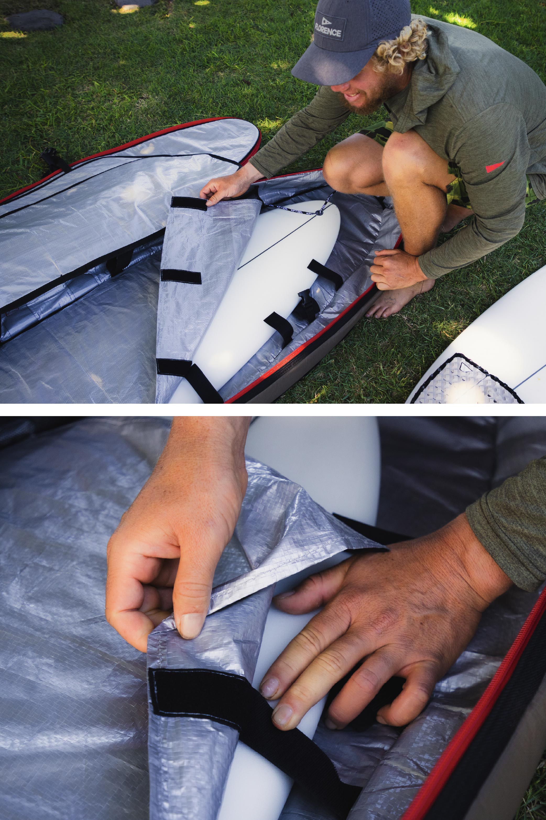 John John Florence 3/2 Board Travel Bag - Coyote